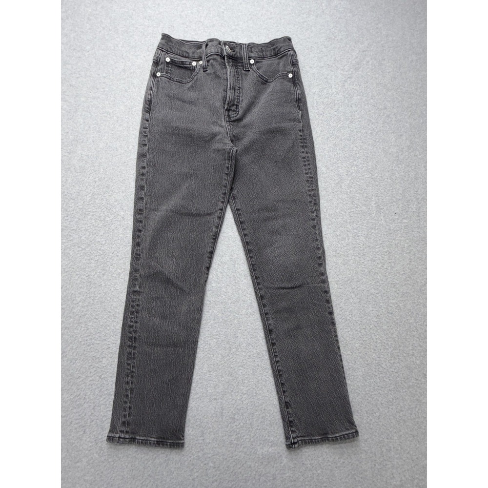 Madewell‎ The Perfect Vintage Jean Womens 25 Gray High Rise Slim Tapered 25x26